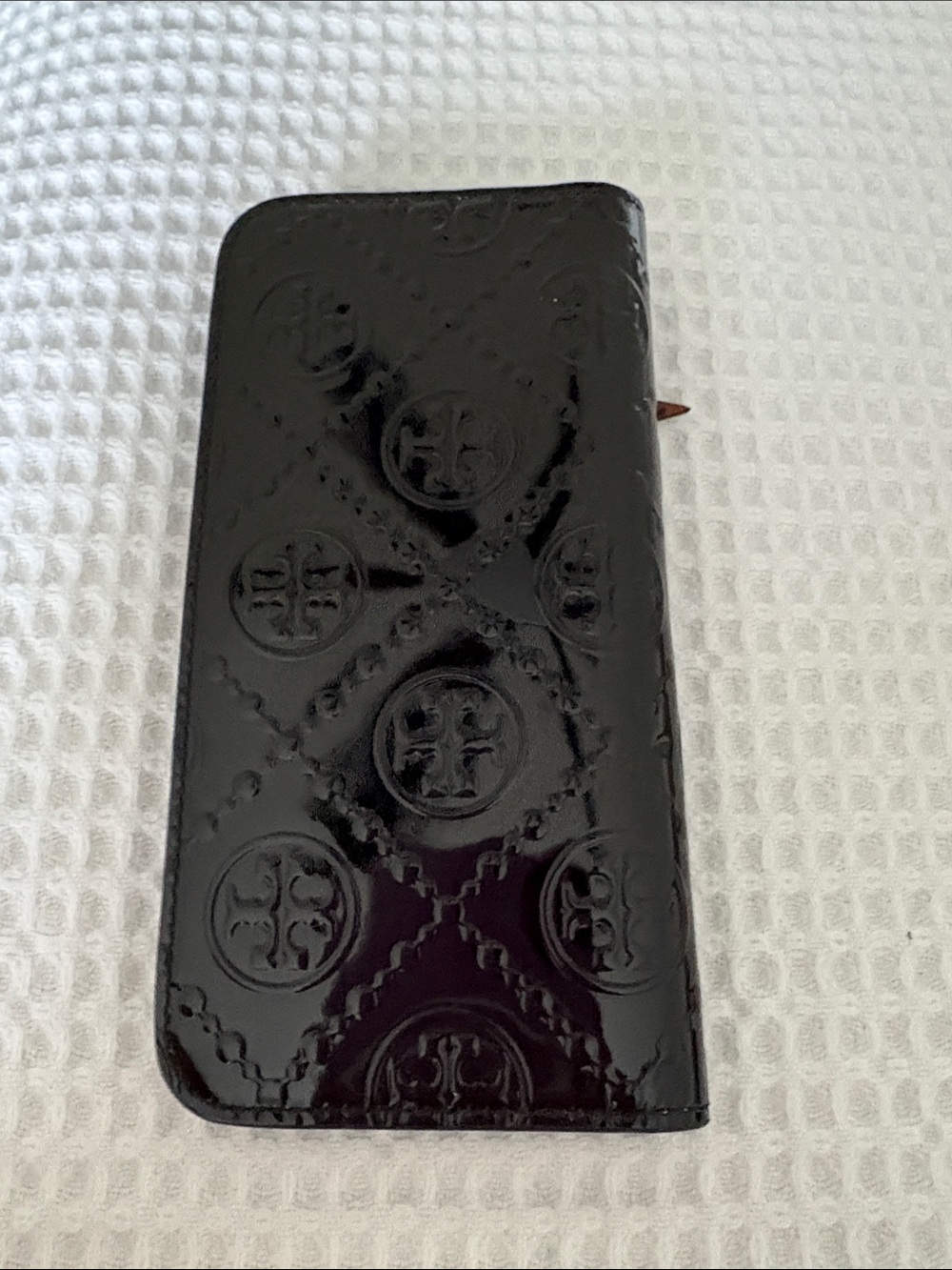 Tory Burch T Monogram Embossed Card Wallet